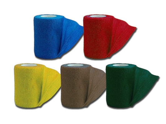 COHESIVE NON WOVEN ELASTIC BANDAGE 4.5 m x 7.5 cm - 5 colours