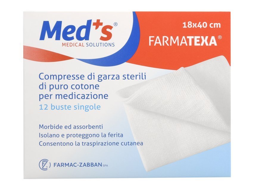 COTTON GAUZE SWABS 18x40 cm - box of 12