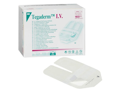 TEGADERM 3M I.V. FIXING STRIPS 7x8.5 cm