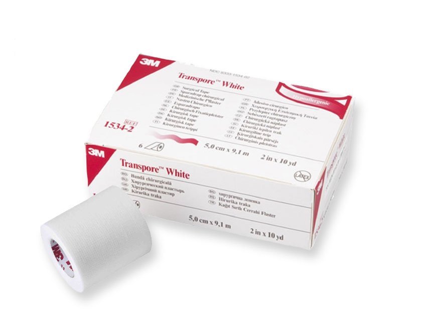 TRANSPORE 3M WHITE TAPE 51 mm x 9.14 m