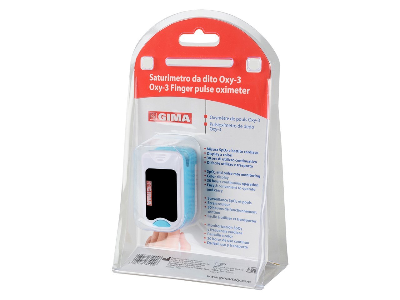 OXY-3 FINGER OXIMETER (GB,FR,IT,ES,PT)