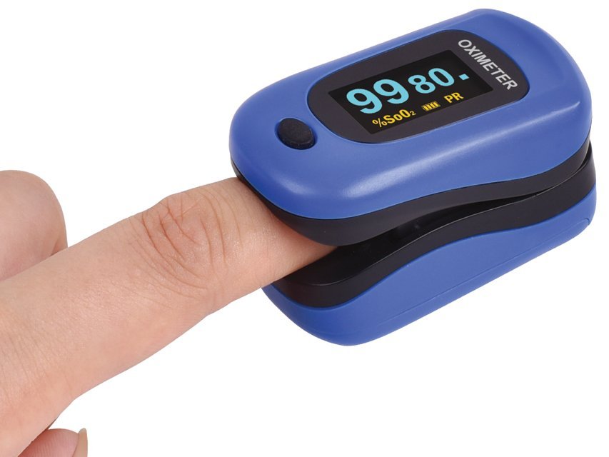 OXY-4 FINGER OXIMETER - blue