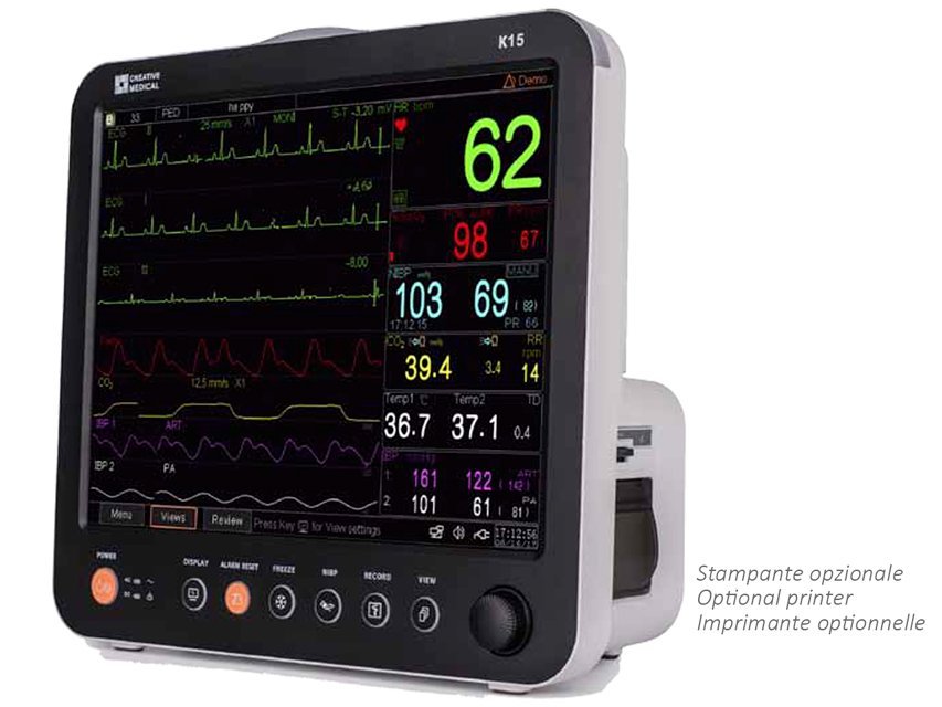 GIMA K15 TOUCHSCREEN 2 IBP MULTIPARAMETER MONITOR