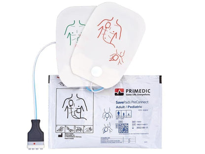 SAVE PADS PRECONNECT-SET adult/child minimum 1 year for HeartSave since S.N.739XXXXXXX
