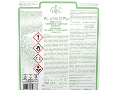 BARRYCIDAL "30 Plus" - germicide concentrate - tank 5 l