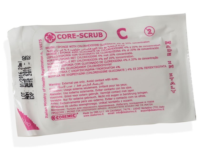 CHLOREXIDINA SCRUB KIT - Multilanguage