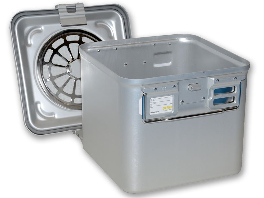 CONTAINER WITH FILTER small h 260 mm - grey