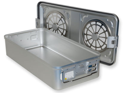 CONTAINER WITH FILTER large h 135 mm - grey