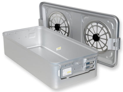 CONTAINER WITH FILTER large h 150 mm - grey