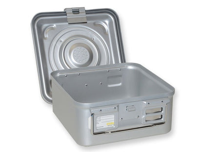 B.S. CONTAINER WITH VALVE small h 135 mm - grey