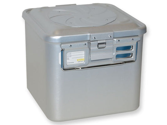 B.S. CONTAINER WITH VALVE small h 260 mm - grey