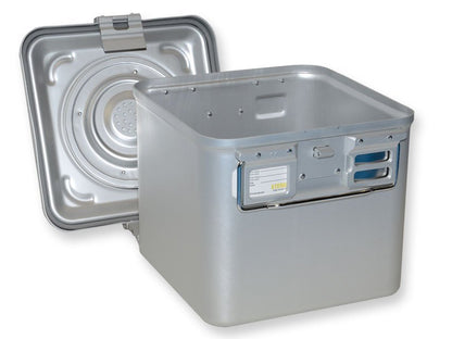 B.S. CONTAINER WITH VALVE small h 260 mm - grey