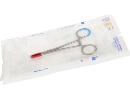 STERILE SPENCER WELLS FORCEPS - straight - 13 cm