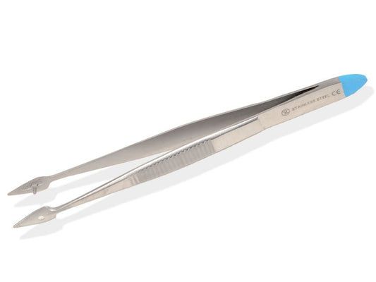 STERILE SPLINTER PLAIN FORCEPS - 12.5 cm