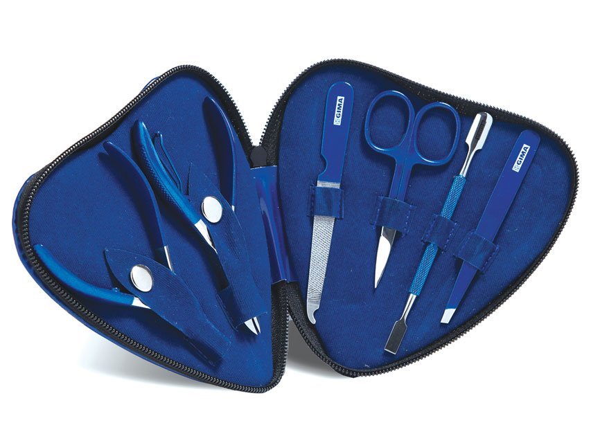 PODIATRY HEART SHAPE KIT - blue - 6 pieces