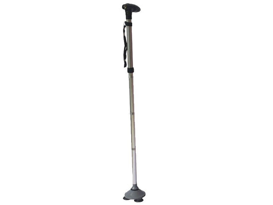 TRUSTY CANE with LED lights - silver