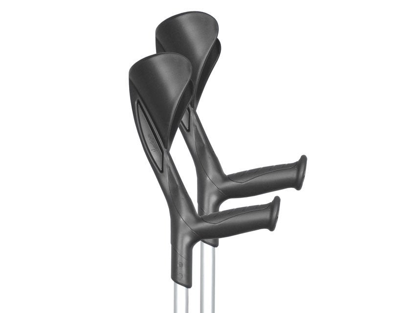 EVOLUTION CRUTCHES - black/gray