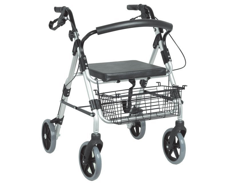 SILVER ROLLATOR - foldable
