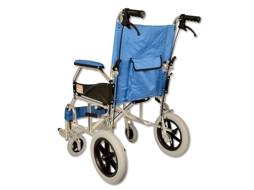 QUEEN ALUMINIUM WHEELCHAIR - blue