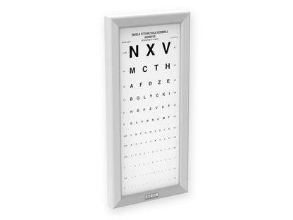 ULTRA SLIM LED OPTOMETRIC CHART - Monoyer