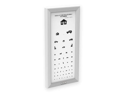 ULTRA SLIM LED OPTOMETRIC CHART - Children