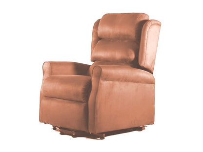 GINEVRA LIFT ARMCHAIR 2 motors - fireproof - brown