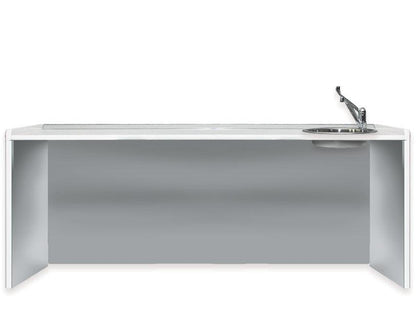 WORKTOP 206 cm - right washbasin