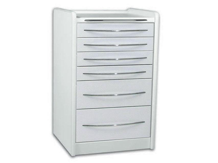 MOBILE UNIT GE419 6 drawers 49 cm - white
