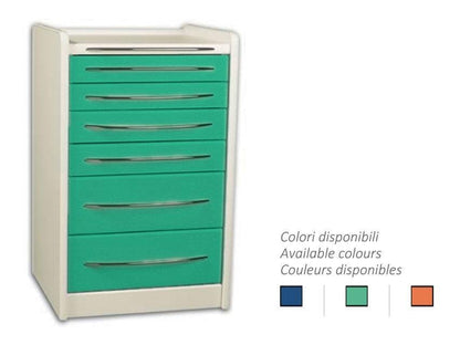 MOBILE UNIT GE419 6 drawers 49 cm - any colour