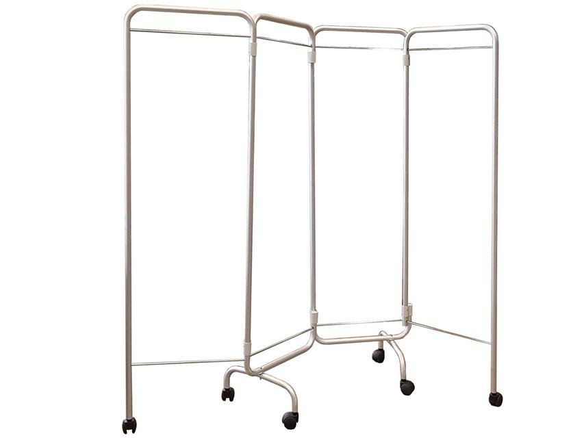 4 WING SCREEN with castors - without curtains