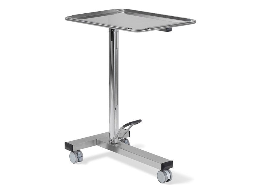 HYDRAULIC MAYO TABLE - T-SHAPE - rotating tray