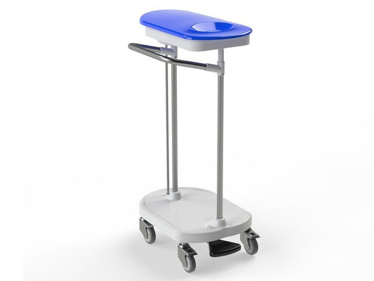 BAG HOLDER TROLLEY foot operated - 1 bag