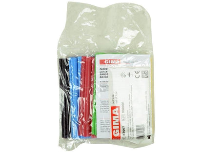 SET OF LATEX-FREE EXERCISE BAND 1.5 m x 14 cm x 5 levels