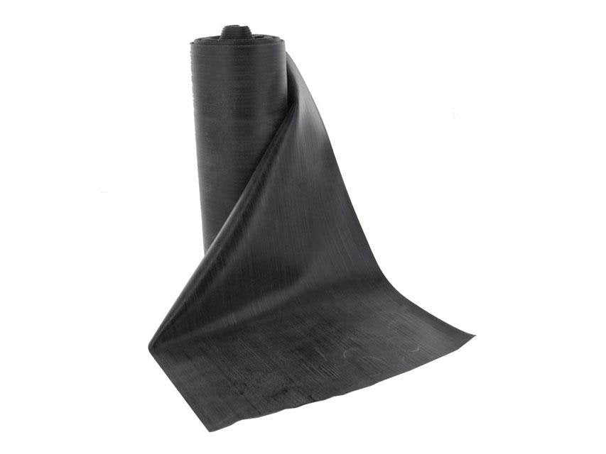 LATEX-FREE EXERCISE BAND 5.5 m x 14 cm x 0.40 mm - black