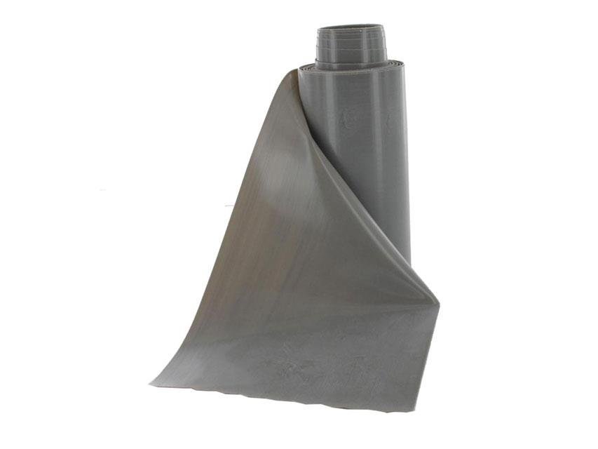 LATEX-FREE EXERCISE BAND 5.5 m x 14 cm x 0.50 mm - grey