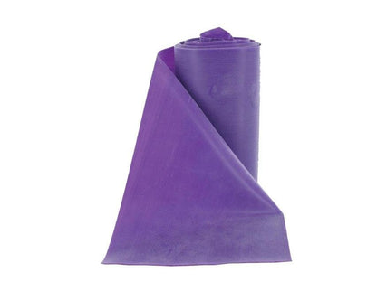 LATEX-FREE EXERCISE BAND 5.5 m x 14 cm x 0.60 mm - violet