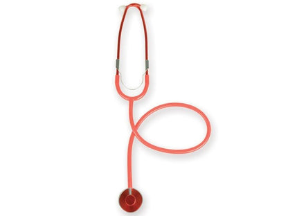 COLOURED TRAD STETHOSCOPE - red