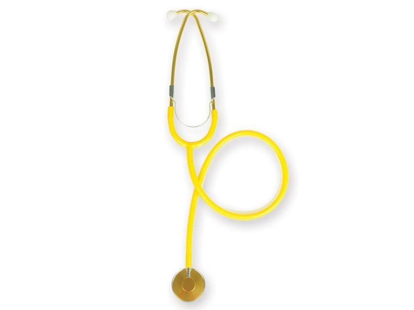 COLOURED TRAD STETHOSCOPE - yellow