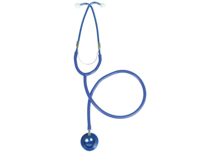 COLOURED TRAD DUAL HEAD STETHOSCOPE - blue