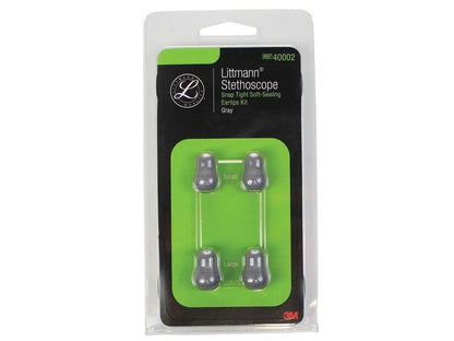 LITTMANN EAR TIPS - 1 pair small + 1 pair large - grey - 40002