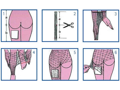 ELASTIC TUBULAR NETTING G for body, pelvis, thigh - latex free