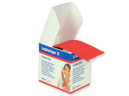 LEUKOTAPE K NEUROMUSCULAR TAPE 5 m x 5 cm - red