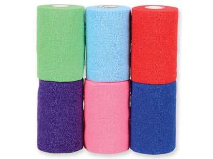 CO-PLUS BANDAGE 6.3 m x 10 cm - mixed colours